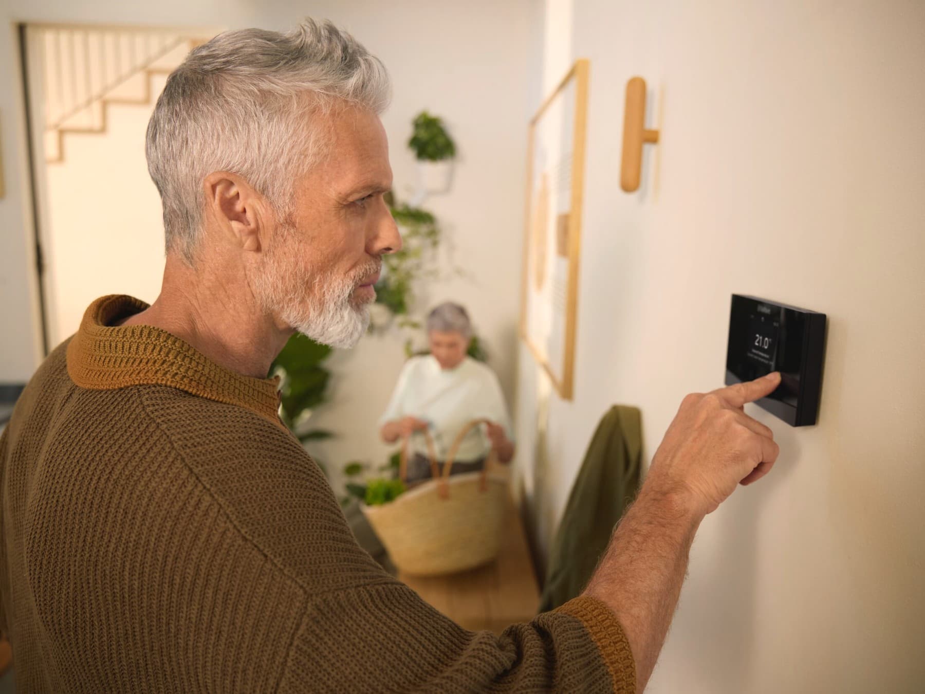 vaillant Kontrol panelinde yazan adam