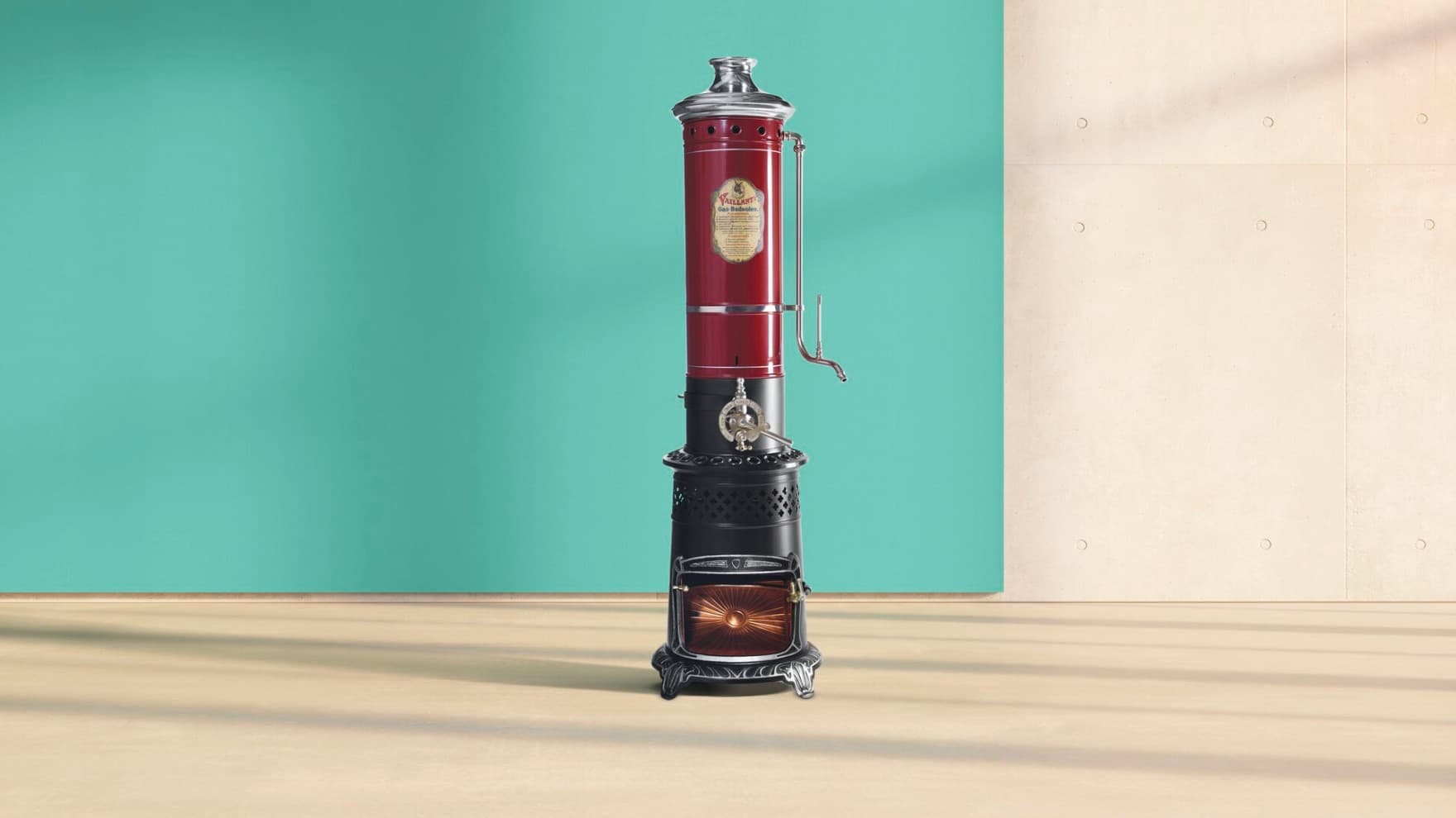 Vaillant'tan bir yenilik: 1894'ten kalma ilk kapalı tip gazlı banyo ısıtıcısı