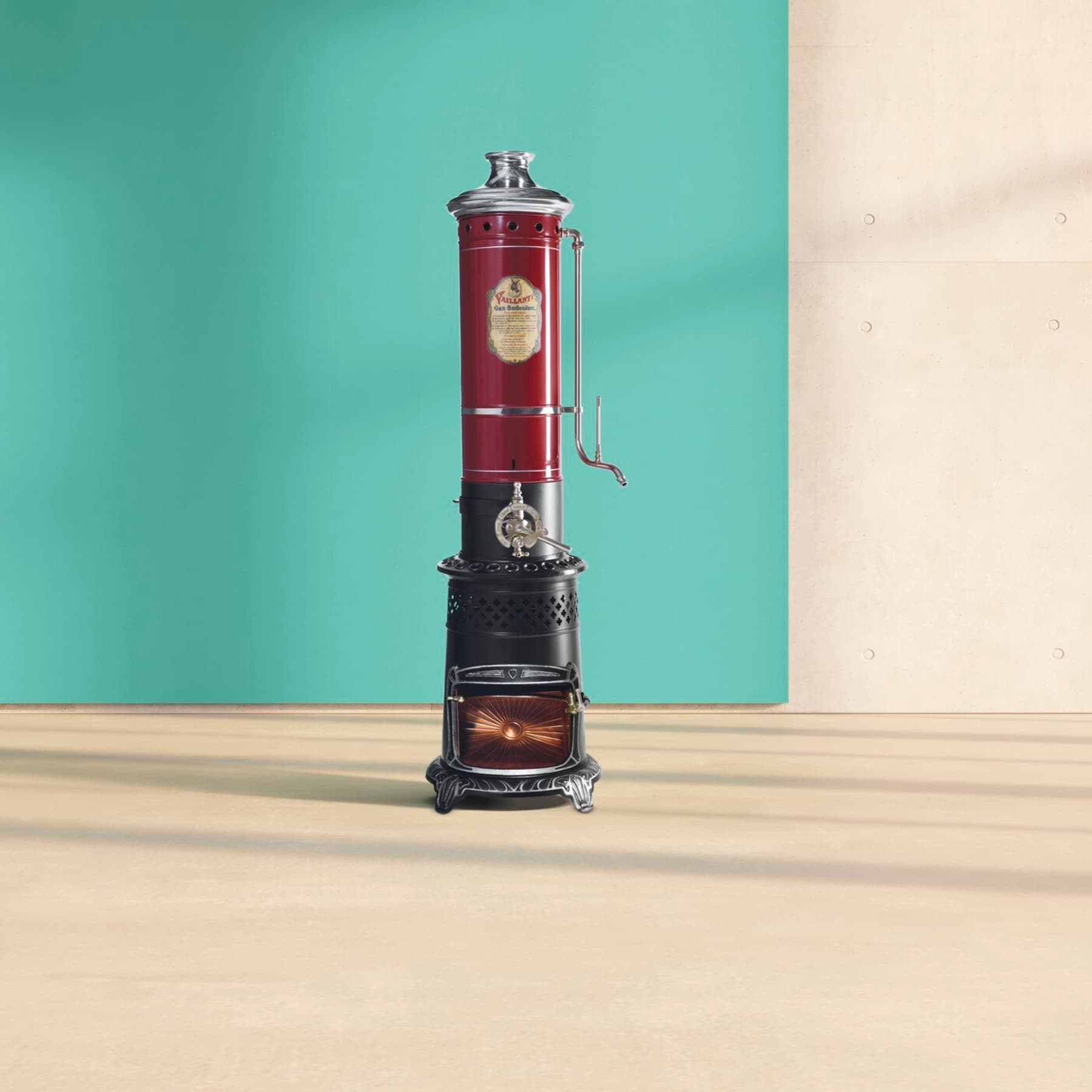 Vaillant'tan bir yenilik: 1894'ten kalma ilk kapalı tip gazlı banyo ısıtıcısı