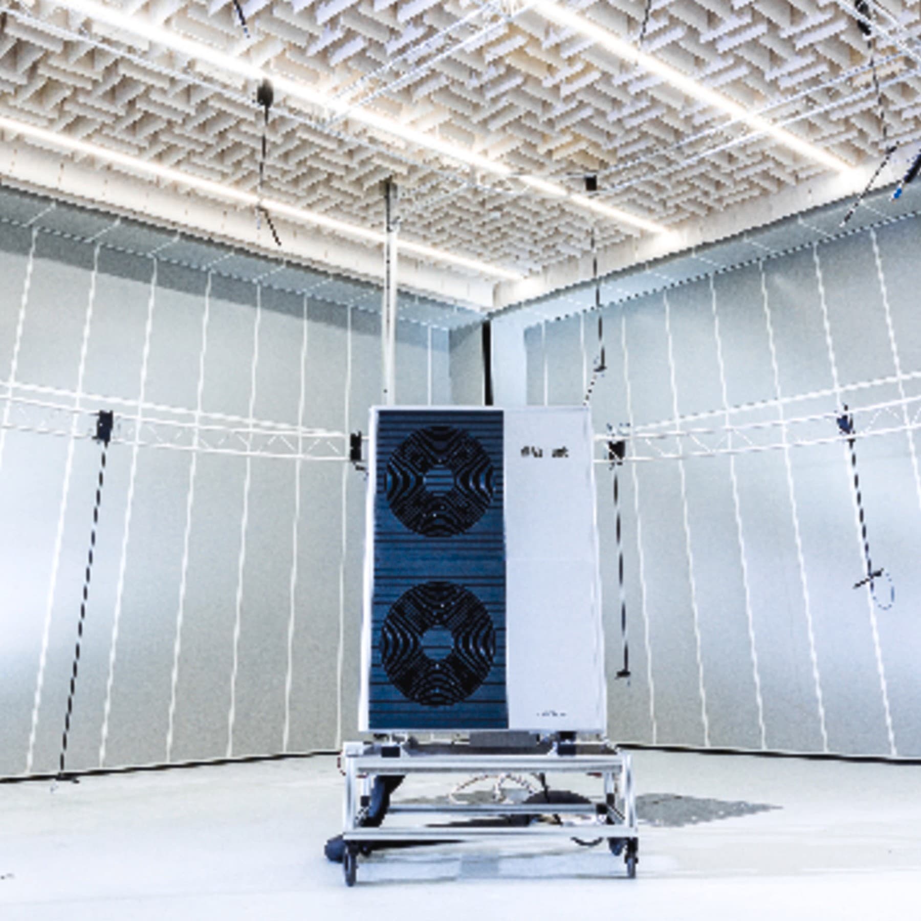 Bir test merkezindeki Vaillant ısı pompası